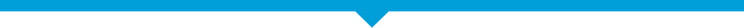 Blue bar with arrow